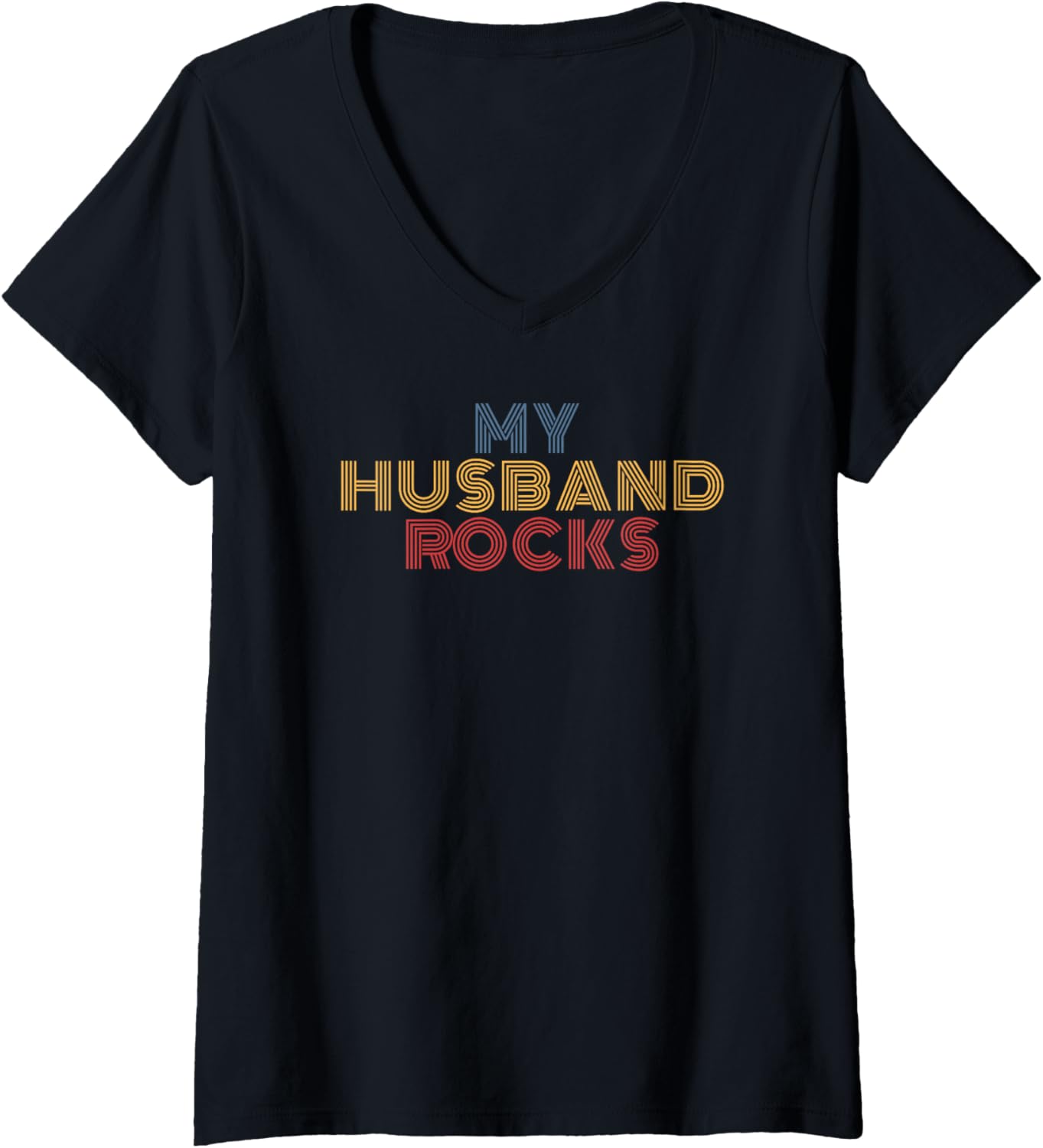 My Husband Rocks Funny Wife Anniversary Graphic